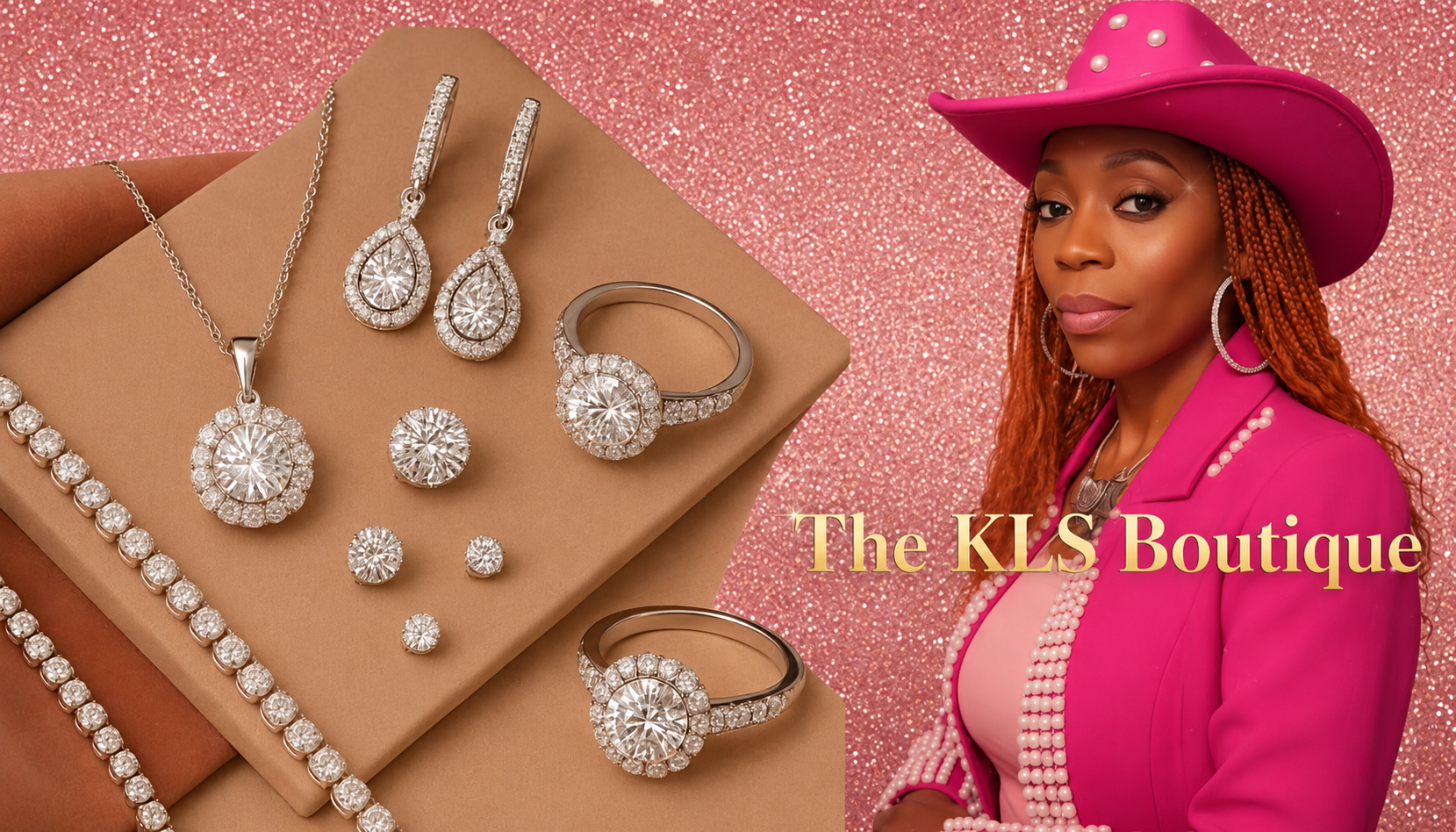 KLS — founder of The KLS Boutique with signature glam jewelry