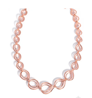 Rose Gold Infinity Necklace