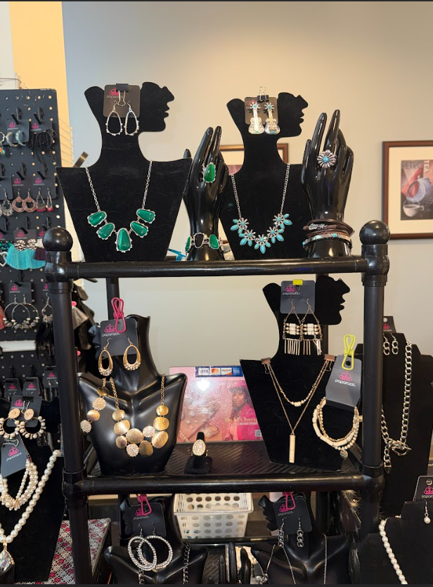 KLS Boutique in-store jewelry display shelves