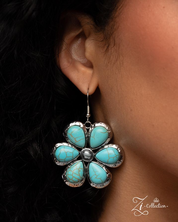 Turquoise Flower Earrings — Zi Collection Set $35