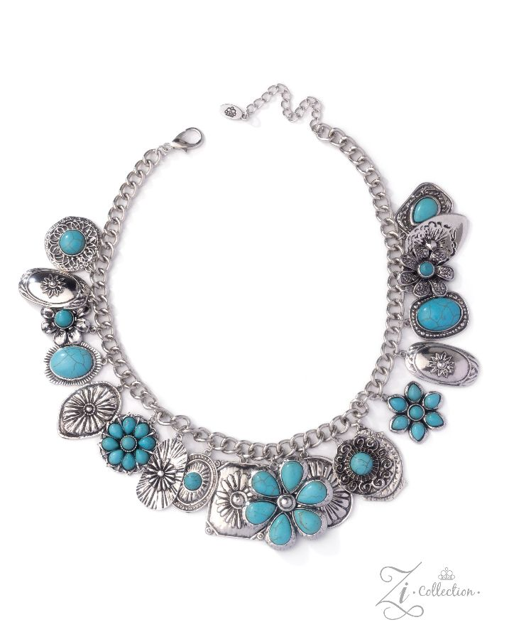 Turquoise Charm Necklace — Zi Collection Set $35