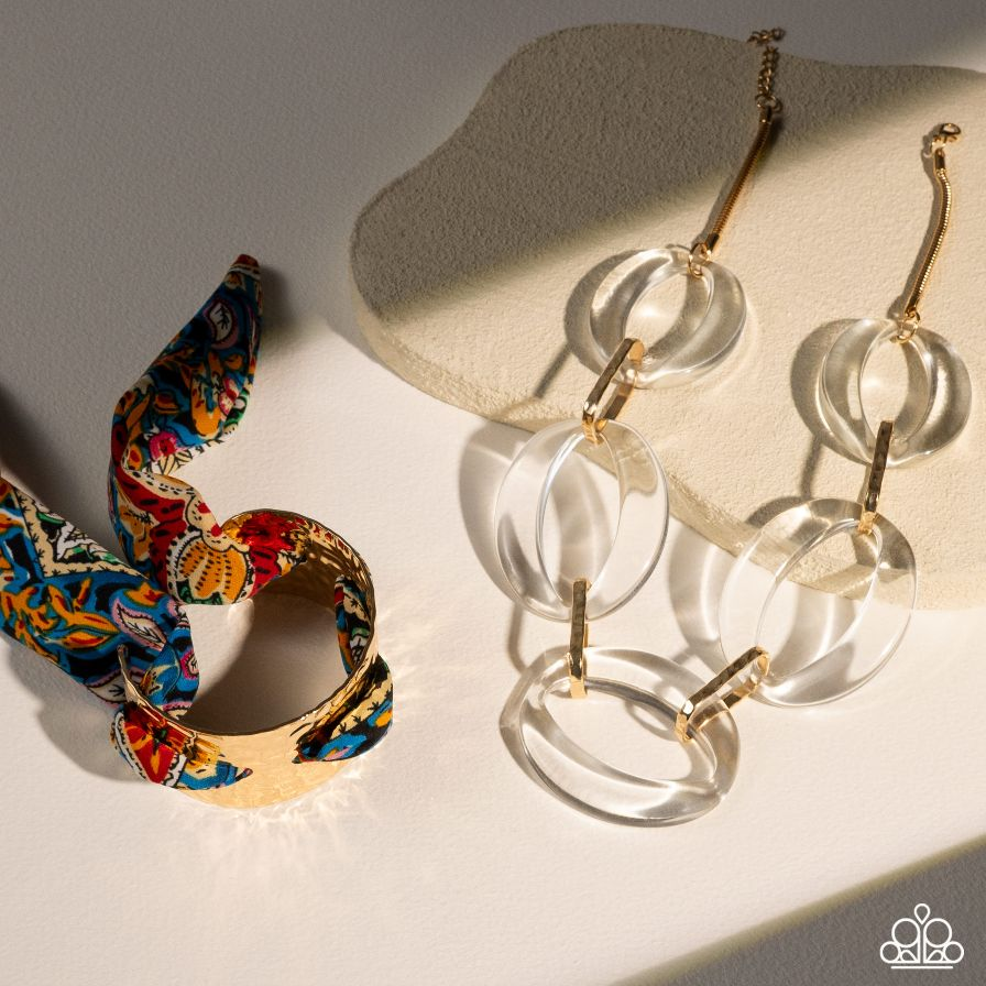 Gold & Clear Acrylic Set — Zi Collection Set $35