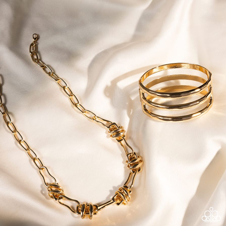 Gold Knot Chain Set — Zi Collection Set $35