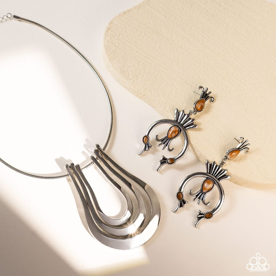 Sculptural Silver Set — Zi Collection Set $35