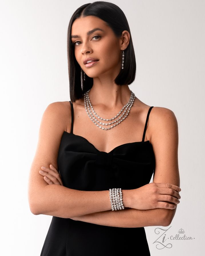 Layered White Rhinestone Set — Zi Collection Set $35